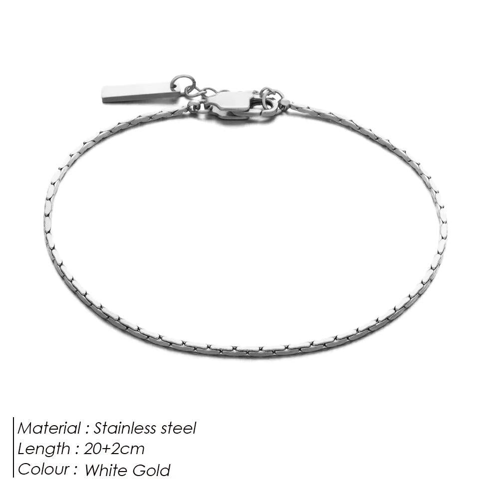Titanium Steel Bracelet For Men Minimalist Design by GJG Denim