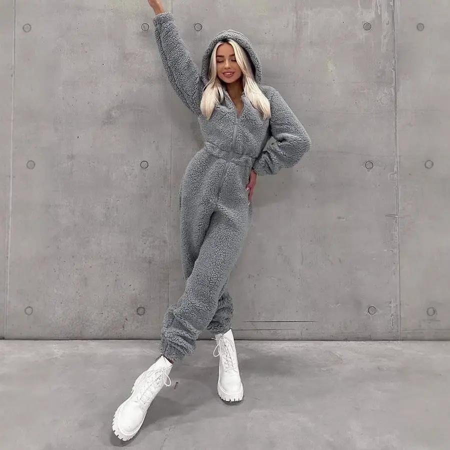 Women's Comfort Fleece Solid Color Full-Body Sweater by GJG Denim