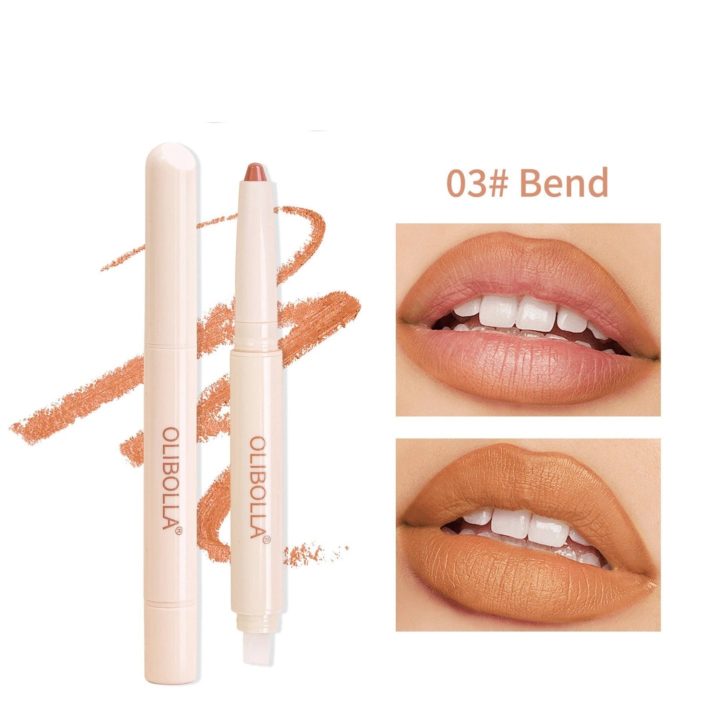 Eight-color Double-headed Lip Liner Matte Long-lasting by GJG Denim
