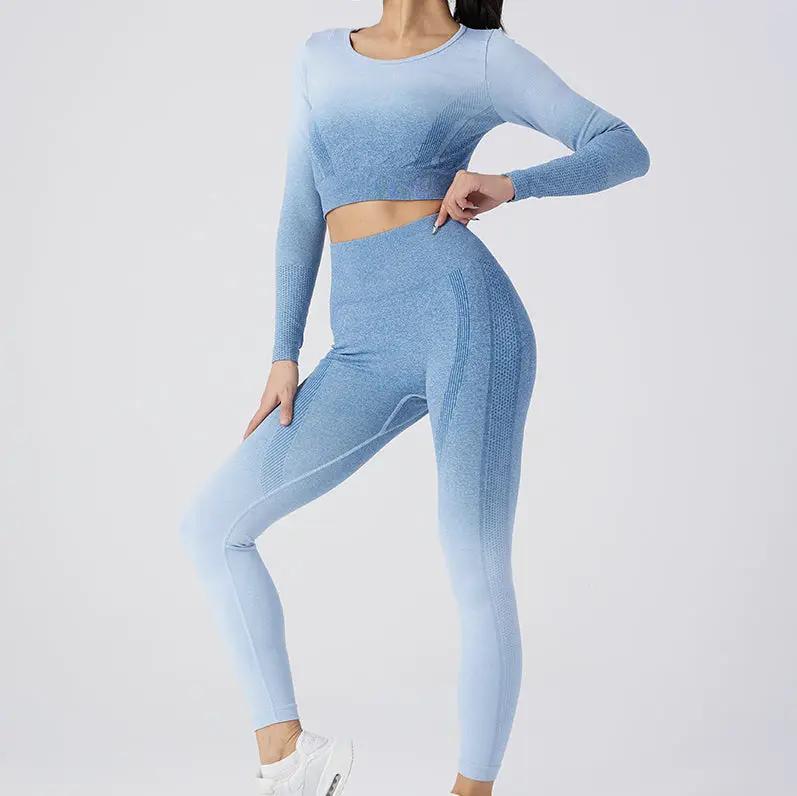 Women's Nylon Yoga Pants Set by GJG Denim