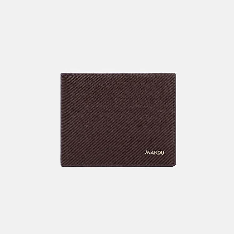 Men's PU Twill Short Anti-theft Swiping Multifunctional Wallet For Men by GJG Denim