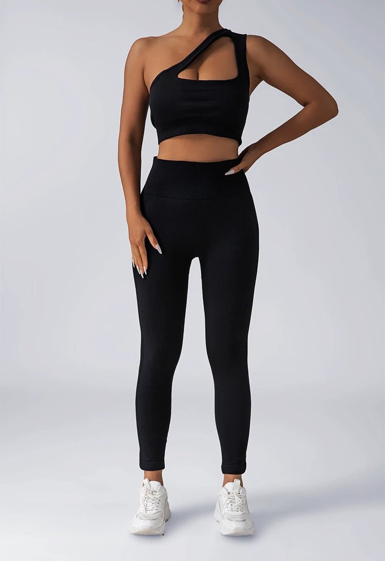 Seamless Knitted Tie-dye Yoga Suit Women by GJG Denim