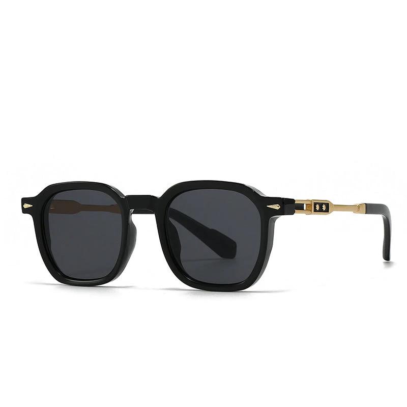Round-frame Metal Sunglasses For Men by GJG Denim