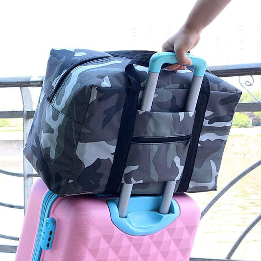 Men's Luggage Thickened Waterproof Travel Bag by GJG Denim