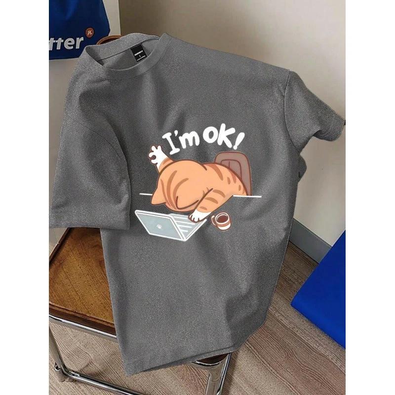 Men's "I'm Okay" T-shirt by GJG Denim