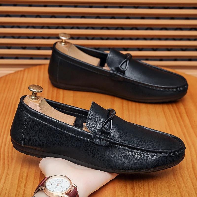 Men's Fashionable Flat Soft-Soled Casual Shoes by GJG Denim