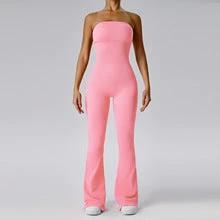 Fitness Peach Hip Training Sports Yoga Bell-bottom Pants Trousers by GJG Denim