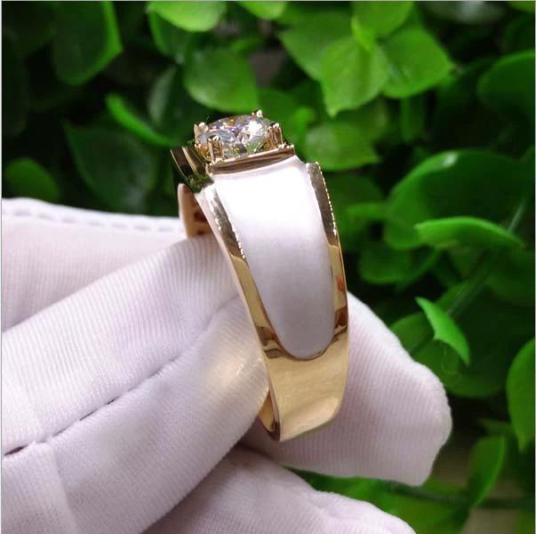 Gold-Plated Men's Ring by GJG Denim