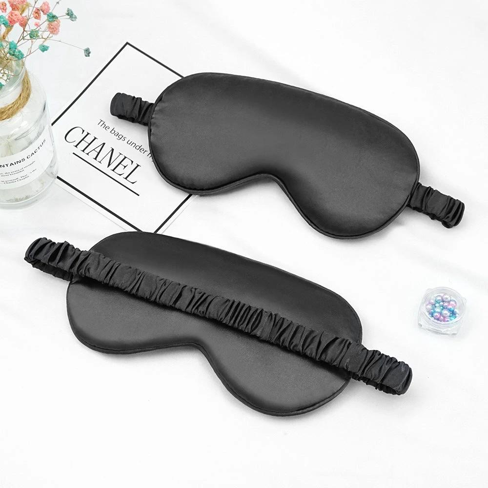 Eye Patch Imitated Silk Eye Patch Shading Sleeping Eye Mask Travel Relax Covers Eye Shade Health Sleeping Shield Eye Care Tools by GJG Denim