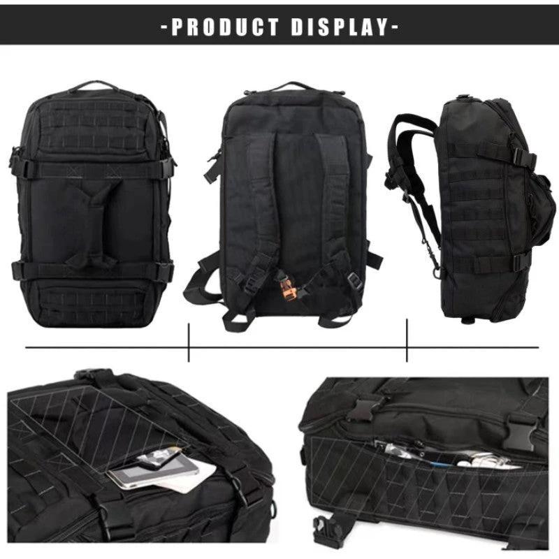 Multifunctional Outdoor Camouflage Travel Sports Off-road Tactical Durable Mountaineering Backpack by GJG Denim