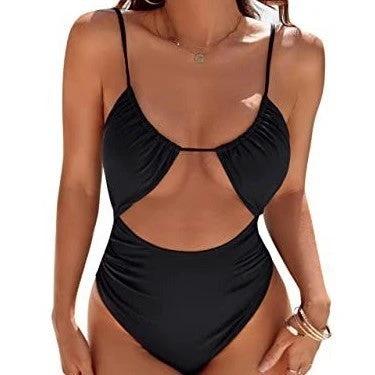 European And American Cute Women's One-piece Swimsuit by GJG Denim