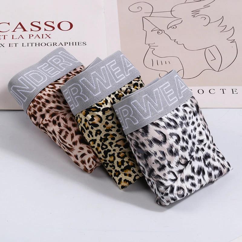 Men's Loose Leopard Print Comfortable Underwear by GJG Denim