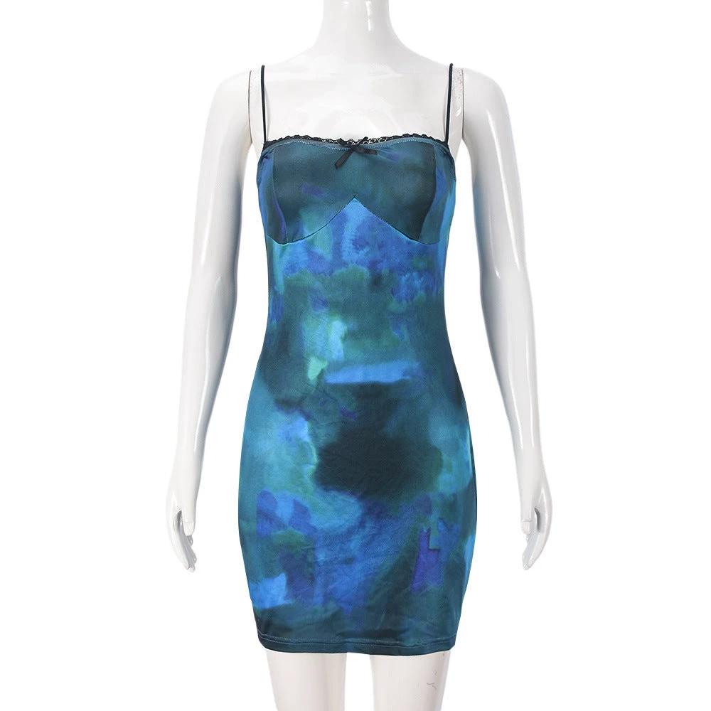 Women's Dress Sexy Lace Sling One-step Skirt by GJG Denim