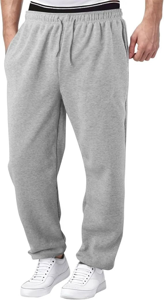 Men's Straight Loose Leisure All-matching Sweatpants by GJG Denim