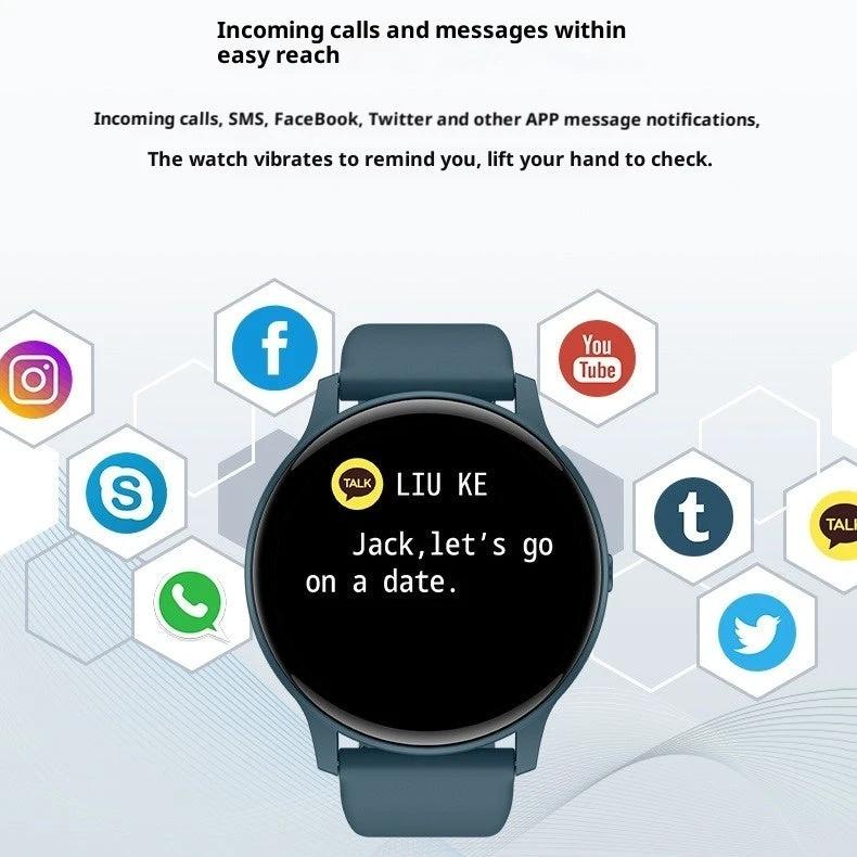 Bluetooth Calling Smart Watch Multi-function Monitoring Heart Rate Blood Pressure by GJG Denim