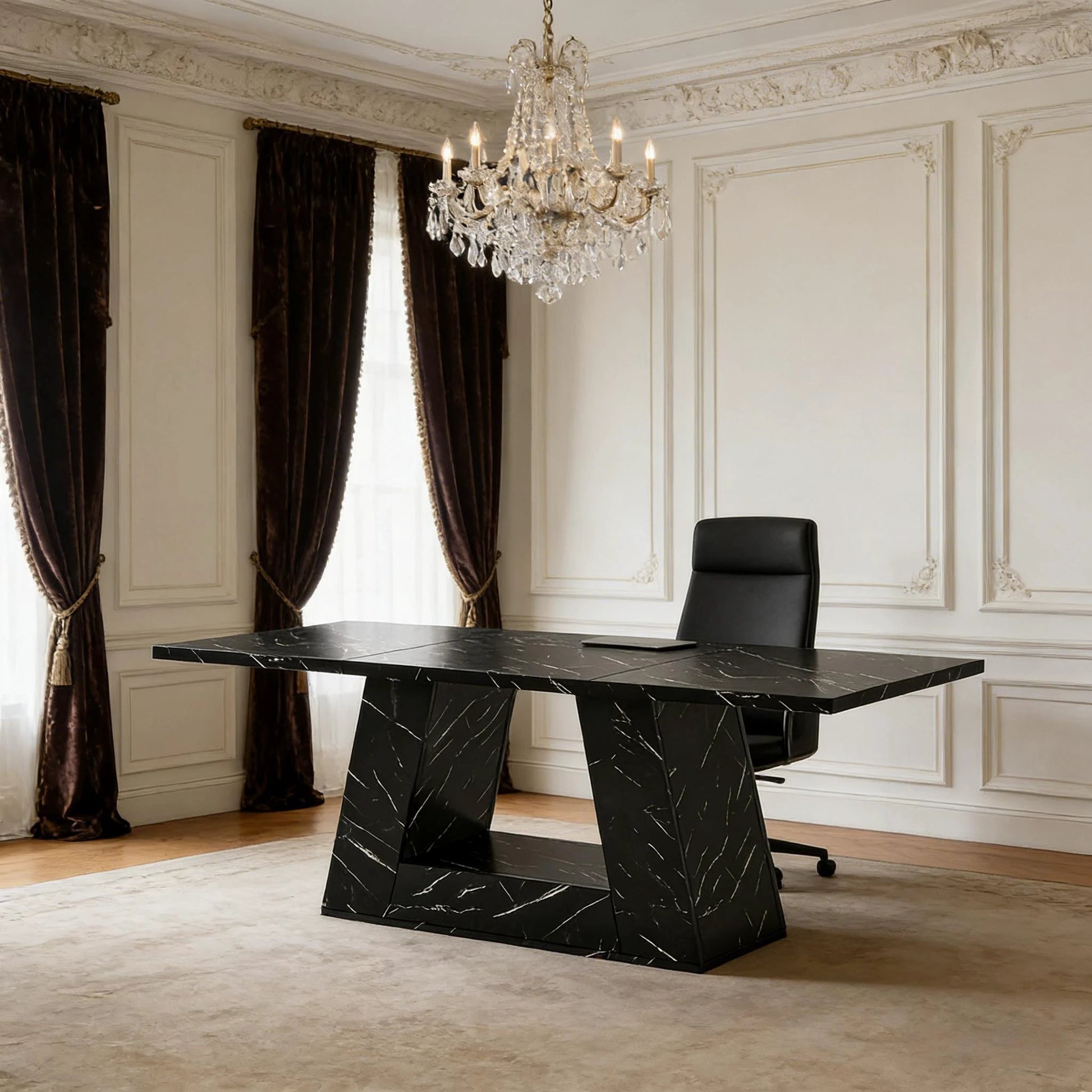 Spacious Office Desk, Computer Desk, Executive Desk by GJG Denim