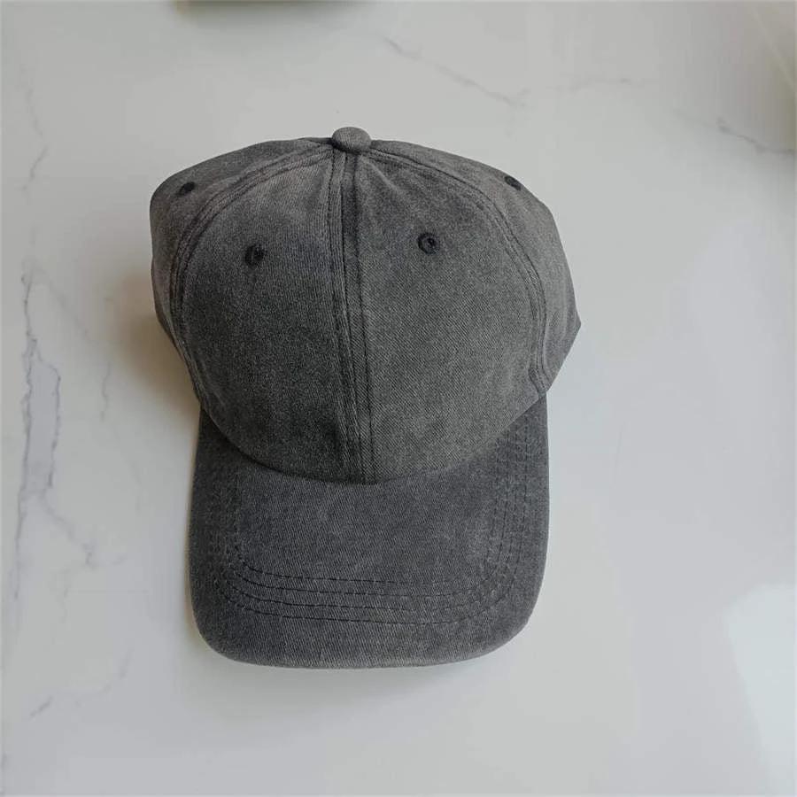 Retro Washed Baseball Cap For Men by GJG Denim