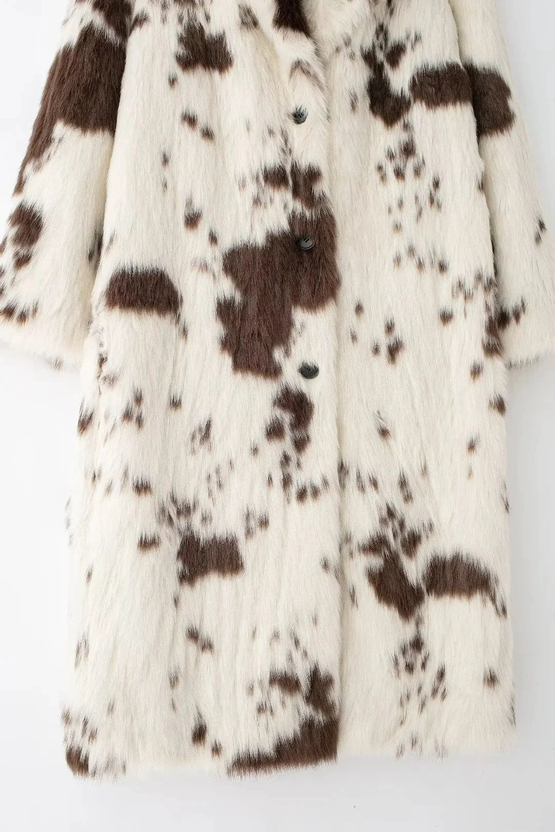 Women's Animal Pattern Imitation Fur Coat by GJG Denim