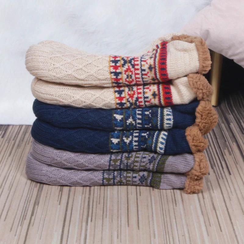 Men's Indoor Dragging Slipper Socks by GJG Denim