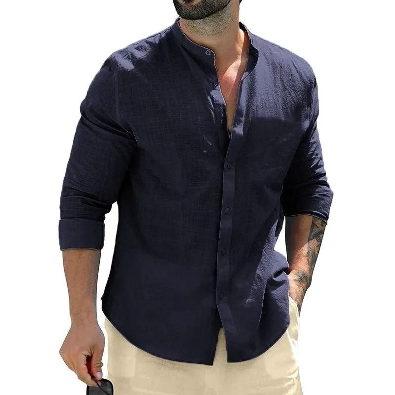 Men's Cotton Long Sleeve Shirts by GJG Denim