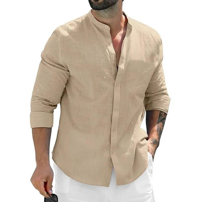 Men's Cotton Long Sleeve Shirts by GJG Denim