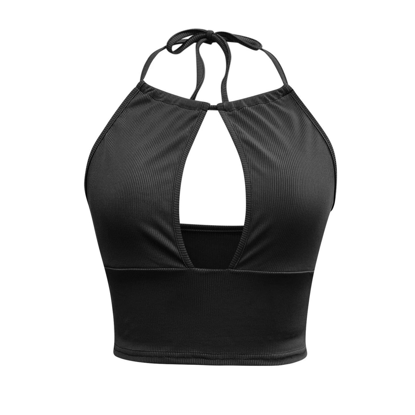 Camisole Halter Vest Women Summer Sexy Hollow Tops by GJG Denim