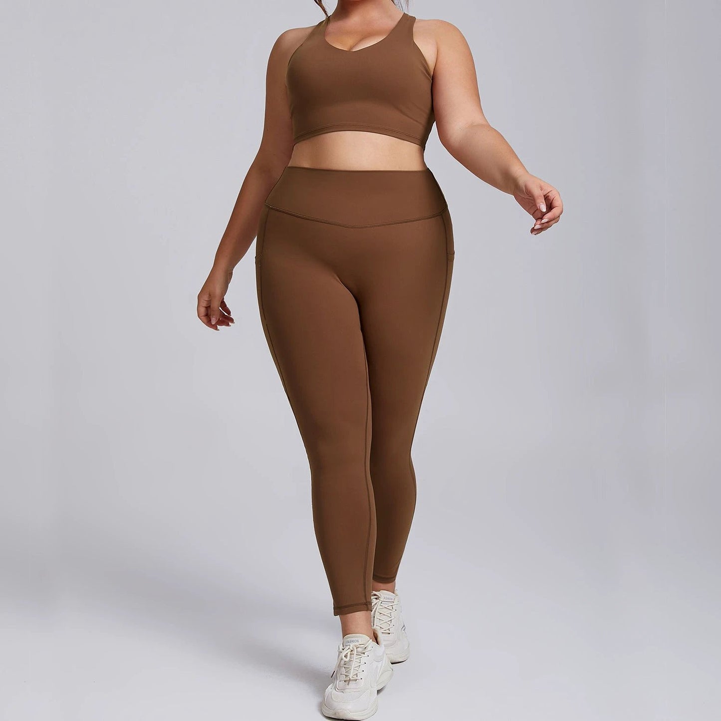 Sports Workout Clothes Women's No Embarrassment Line Tight Trousers Stretch Suit by GJG Denim