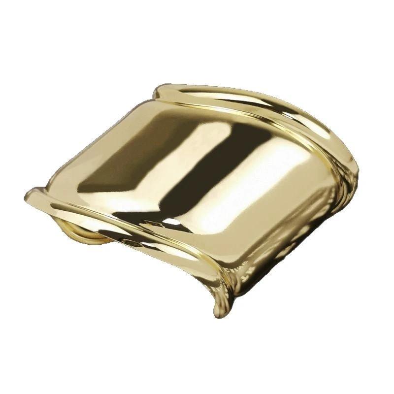 Male And Female Personality Geometric Metal Glossy Surface Jewelry by GJG Denim