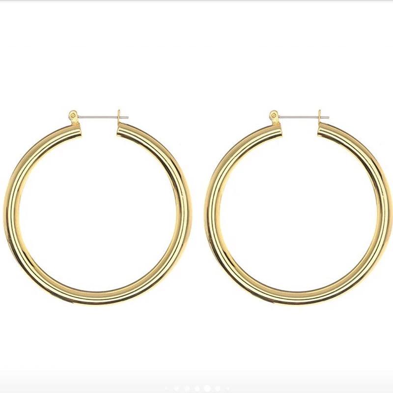 Titanium Steel HOOP Ring HOOP Earrings Cold Scenery Surface by GJG Denim