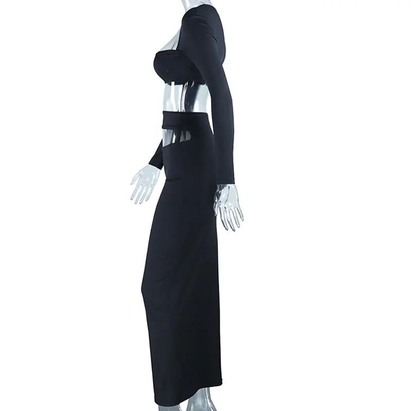 Women's Fashion Top And Skirt Set by GJG Denim