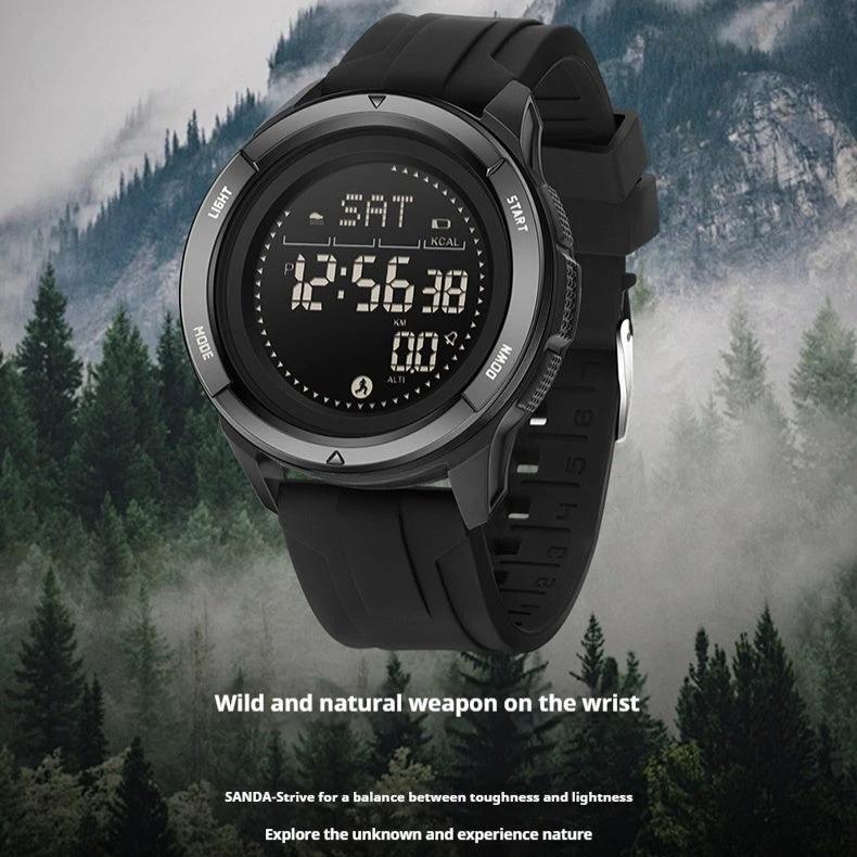 Men's Waterproof Multifunctional Outdoor Sports Electronic Watch by GJG Denim
