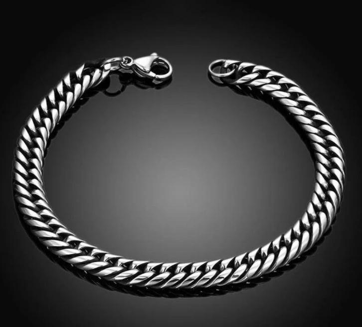 Titanium Steel Bracelet For Men by GJG Denim