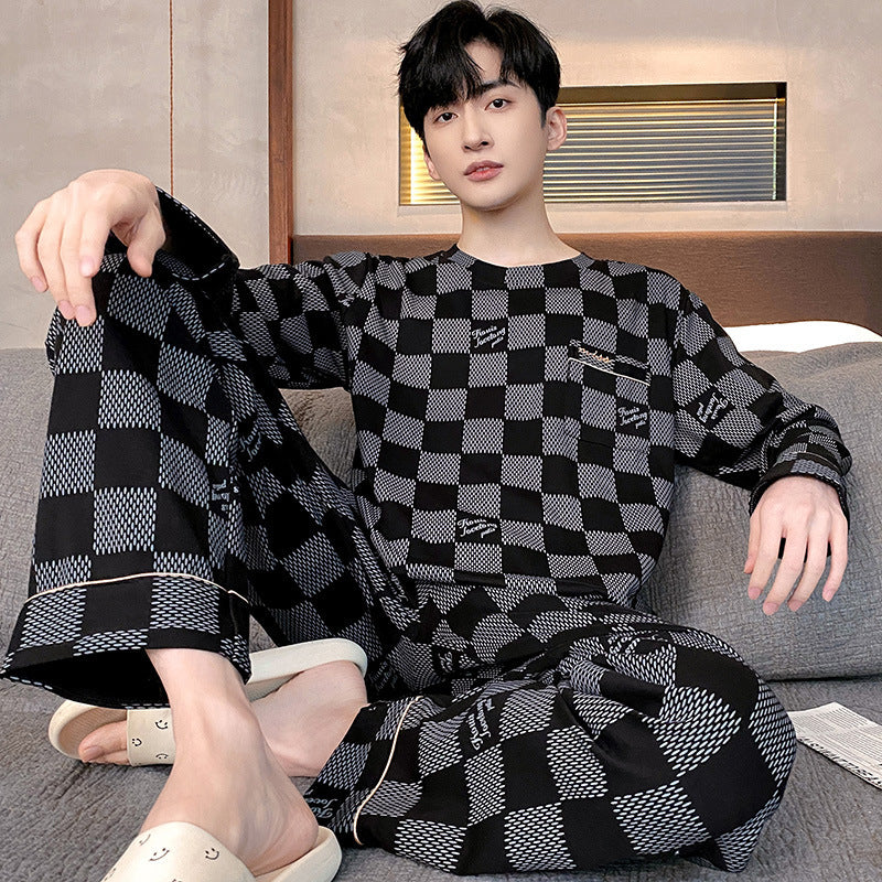 Thin Long Sleeve Loose Pajamas by GJG Denim