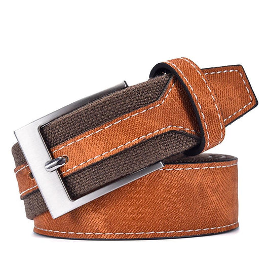 Men's Casual Canvas Belt by GJG Denim