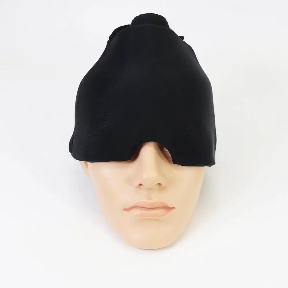 Migraine Relief Hat Cold Therapy Migraine Relief Products Comfortable Head Wrap Ice Pack Eye Mask For Puffy Eyes by GJG Denim