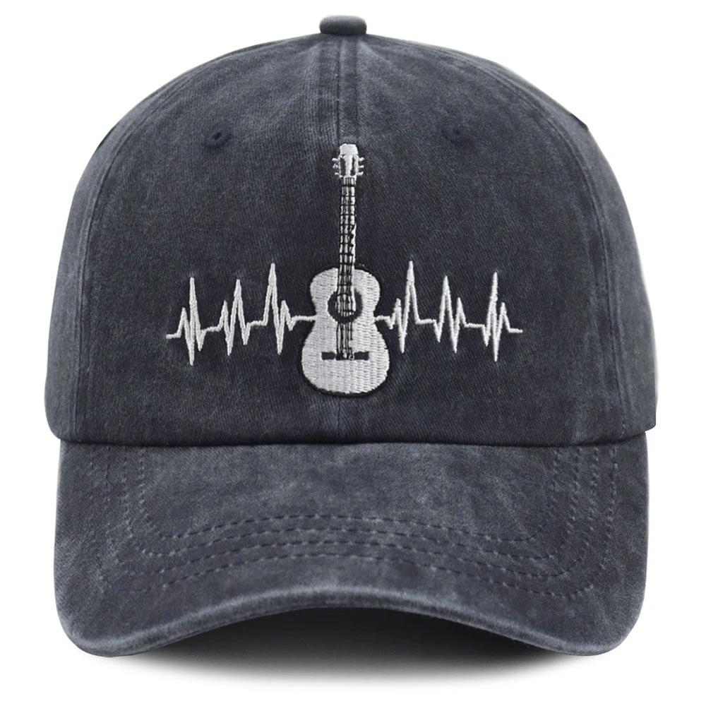 Men's Guitar Baseball Cap by GJG Denim
