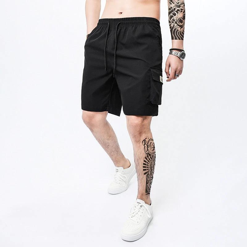 Plus Size Workwear Shorts Men's Sports Casual Shorts by GJG Denim
