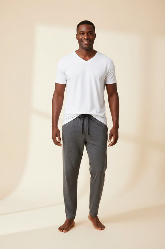 Men's Short Sleeved Pajama Set by GJG Denim