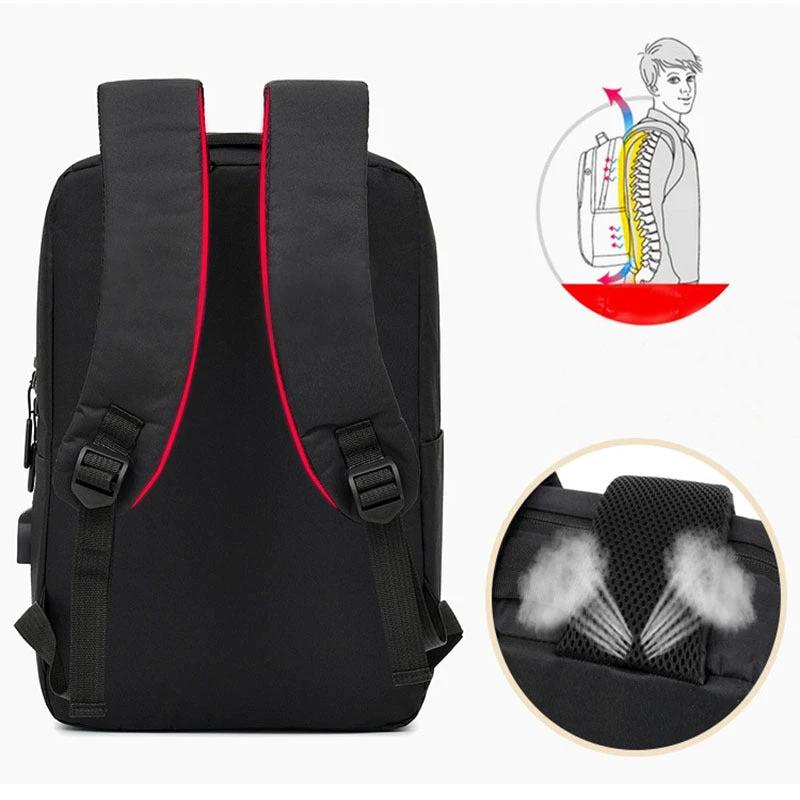 Men's Laptop Backpack With USB Design by GJG Denim