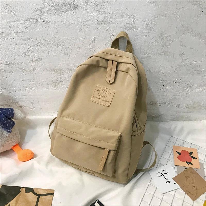 Men's Solid Backpack Large Capacity by GJG Denim