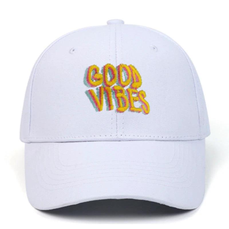 "Good Vibes" Baseball Cap by GJG Denim