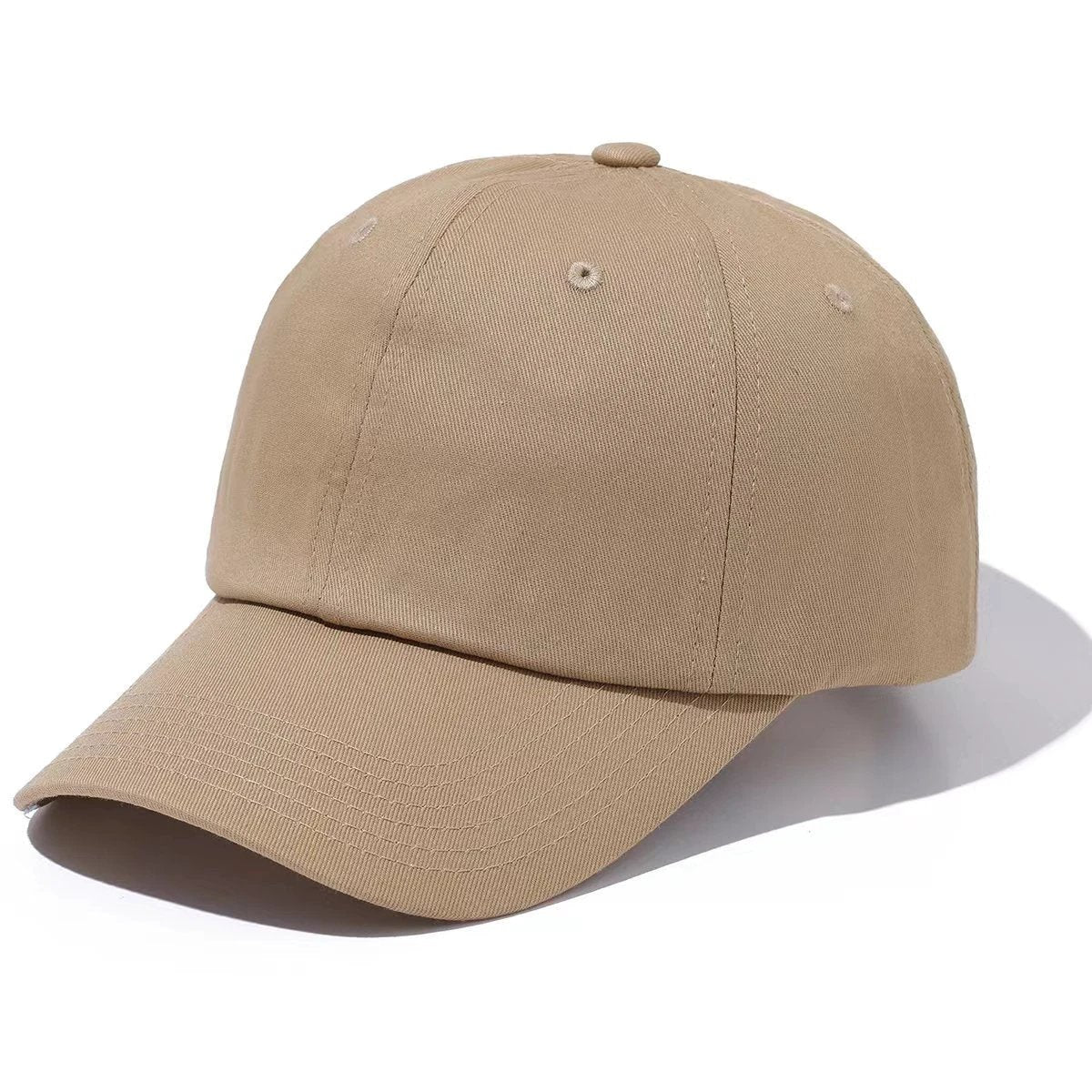 Men's Cotton Solid Color Baseball Cap by GJG Denim