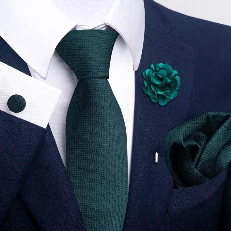Men's Tie and Pocket Square Combo by GJG Denim