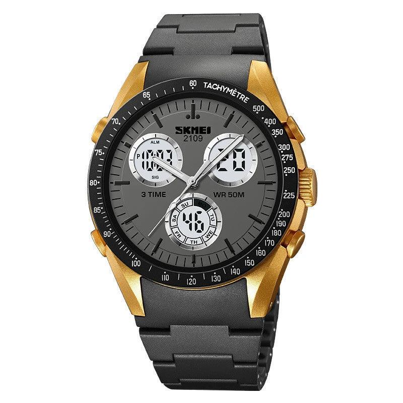 Men's Electronic Casual Watch by GJG Denim