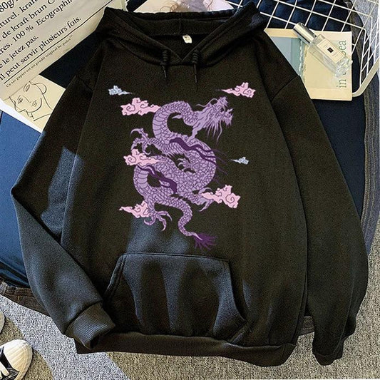 Men's Chinese Dragon Hoodies by GJG Denim
