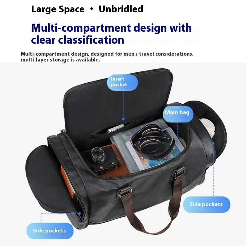 Men's Portable Travel Bag Large Capacity by GJG Denim