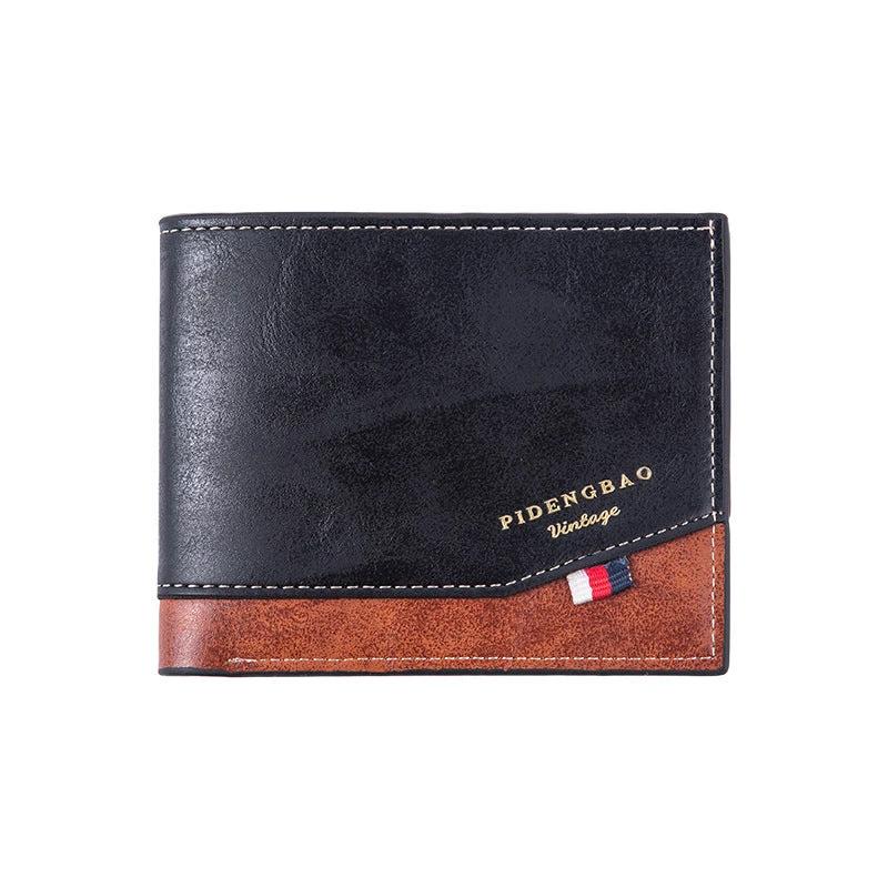 Two-fold Thin Retro Fashion Wallet For Men by GJG Denim