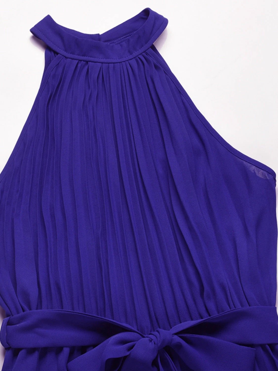 Cutout Tied Pleated Sleeveless Jumpsuit by Lady Ros