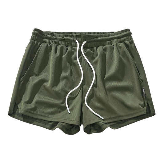 Men's Mesh Running Quick-drying Workout Shorts by GJG Denim