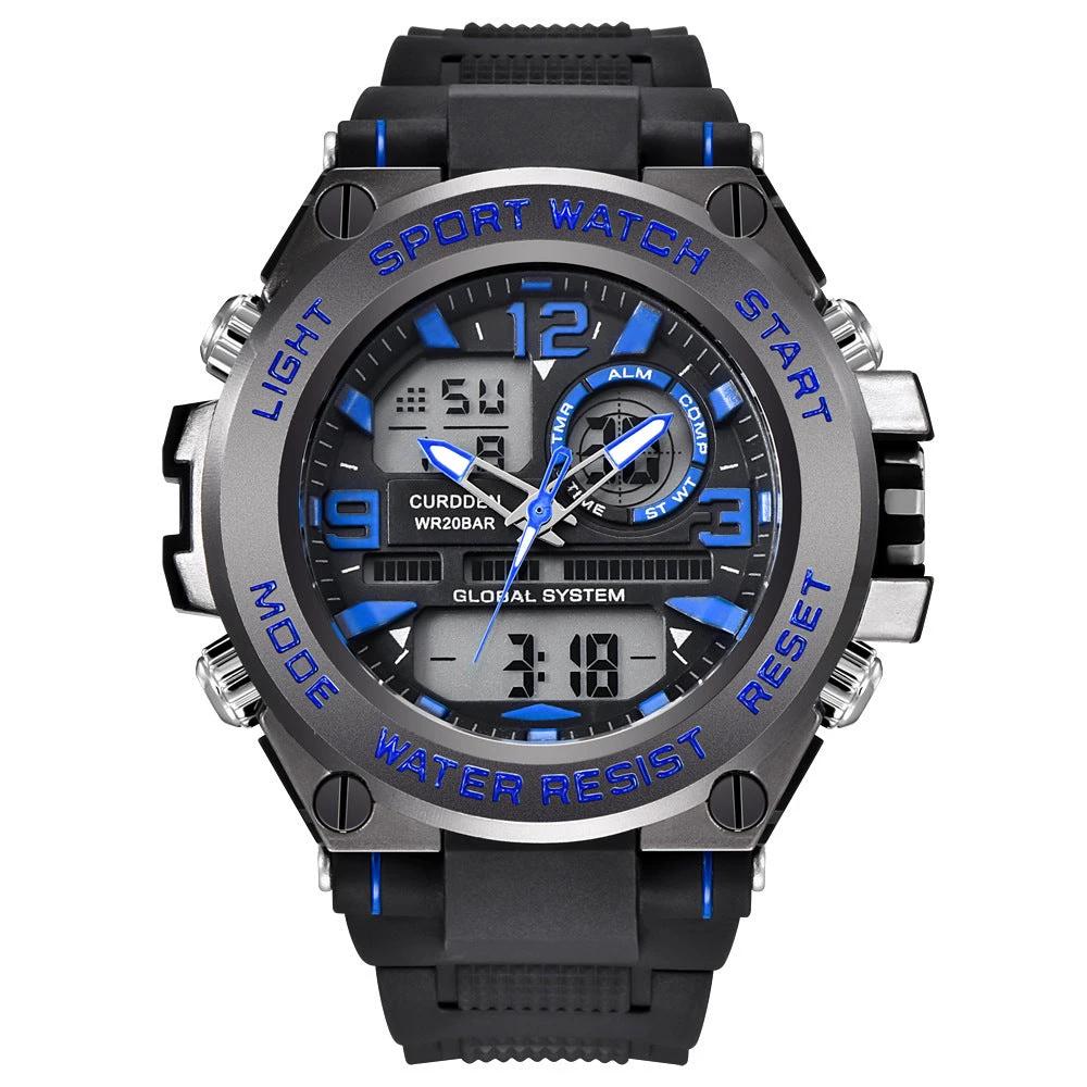 Men's Fashion Belt Multi-functional Watch by GJG Denim